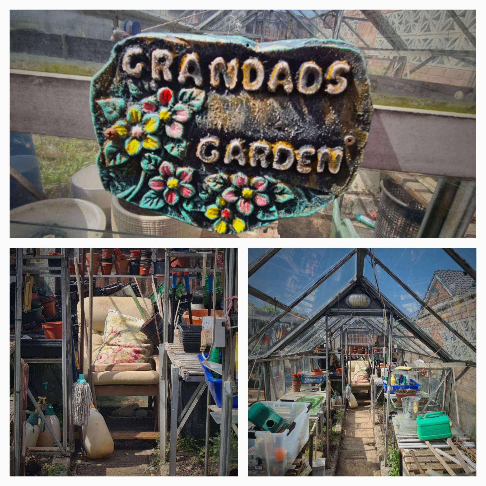 ‘In Grandads Garden.’