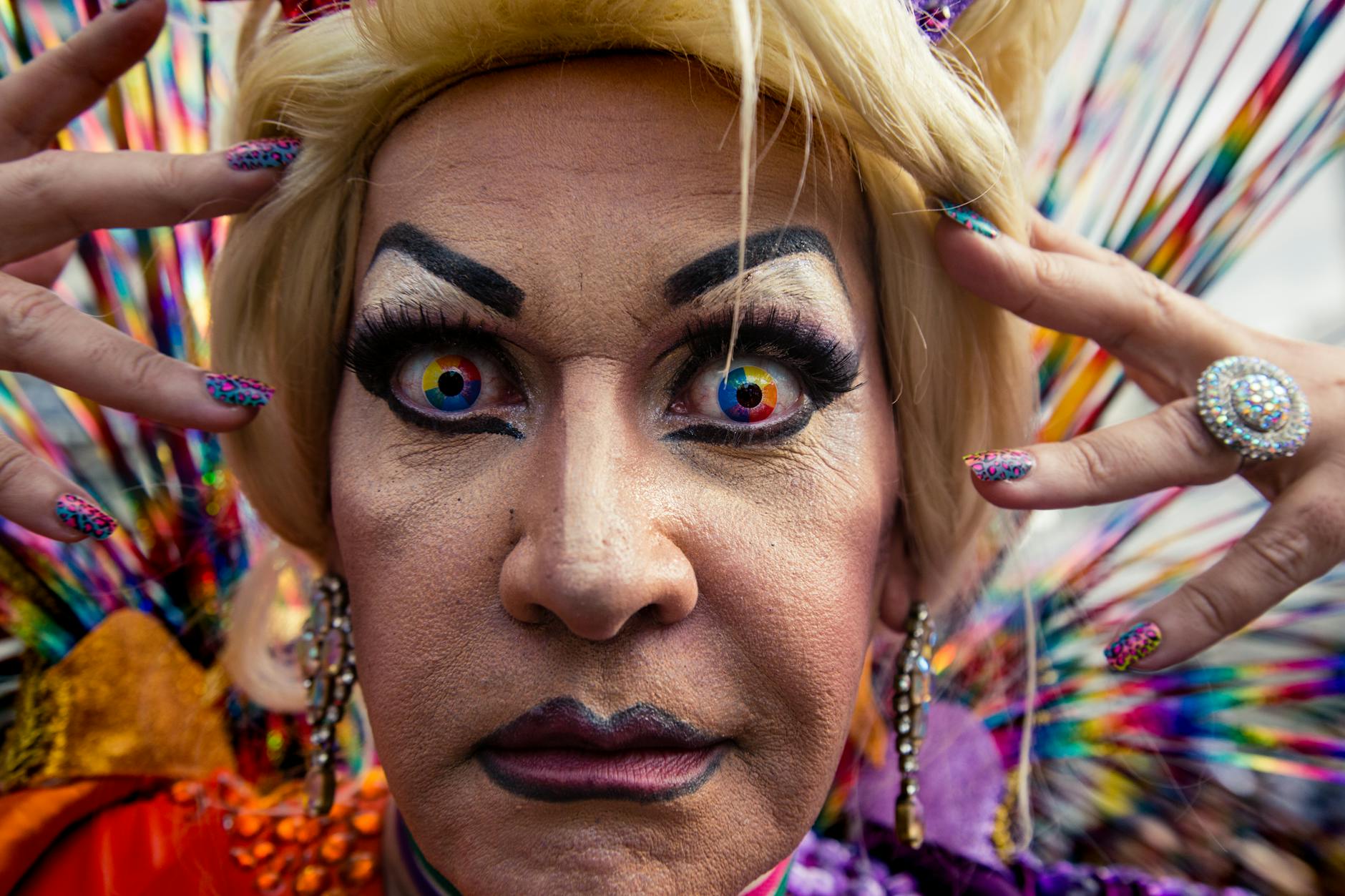 portrait of drag queen