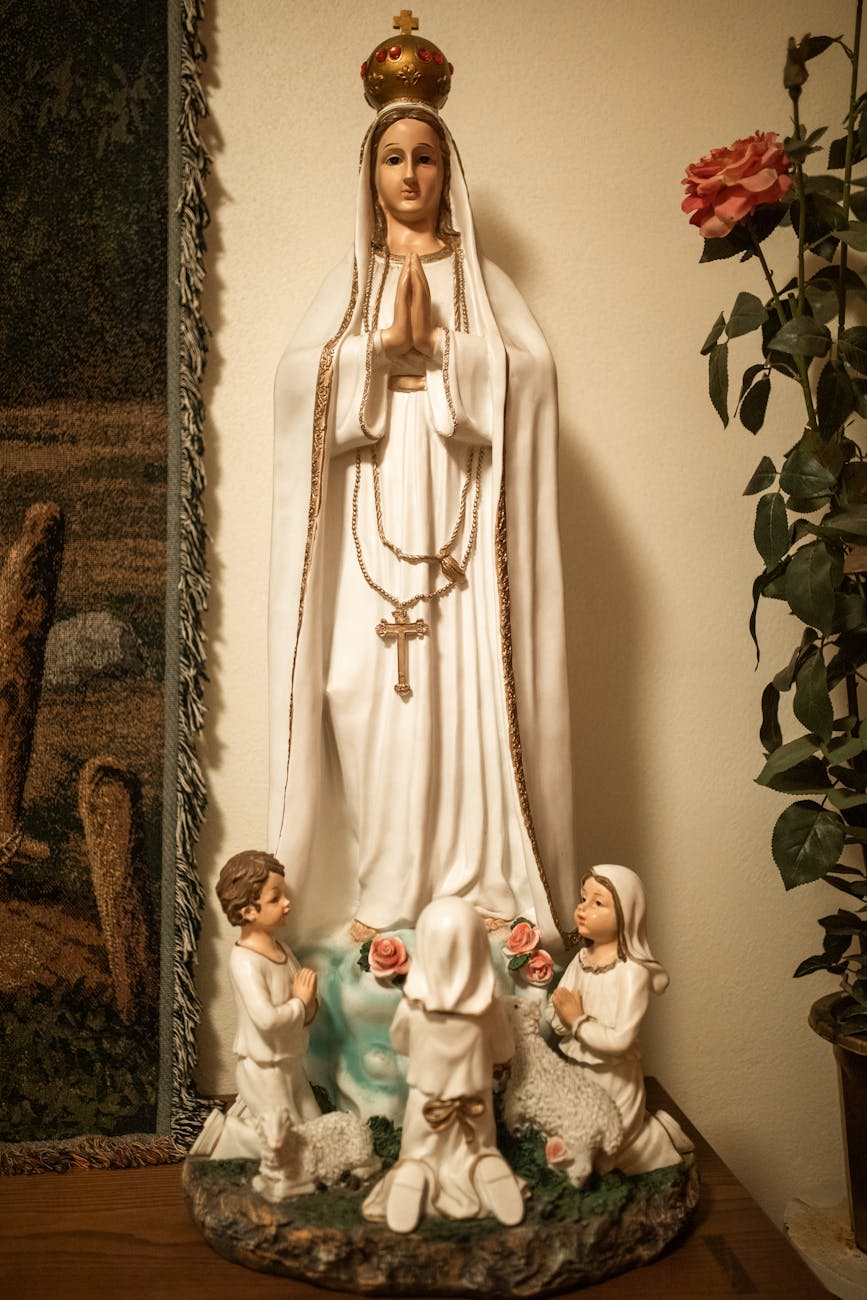 virgin mary figurine